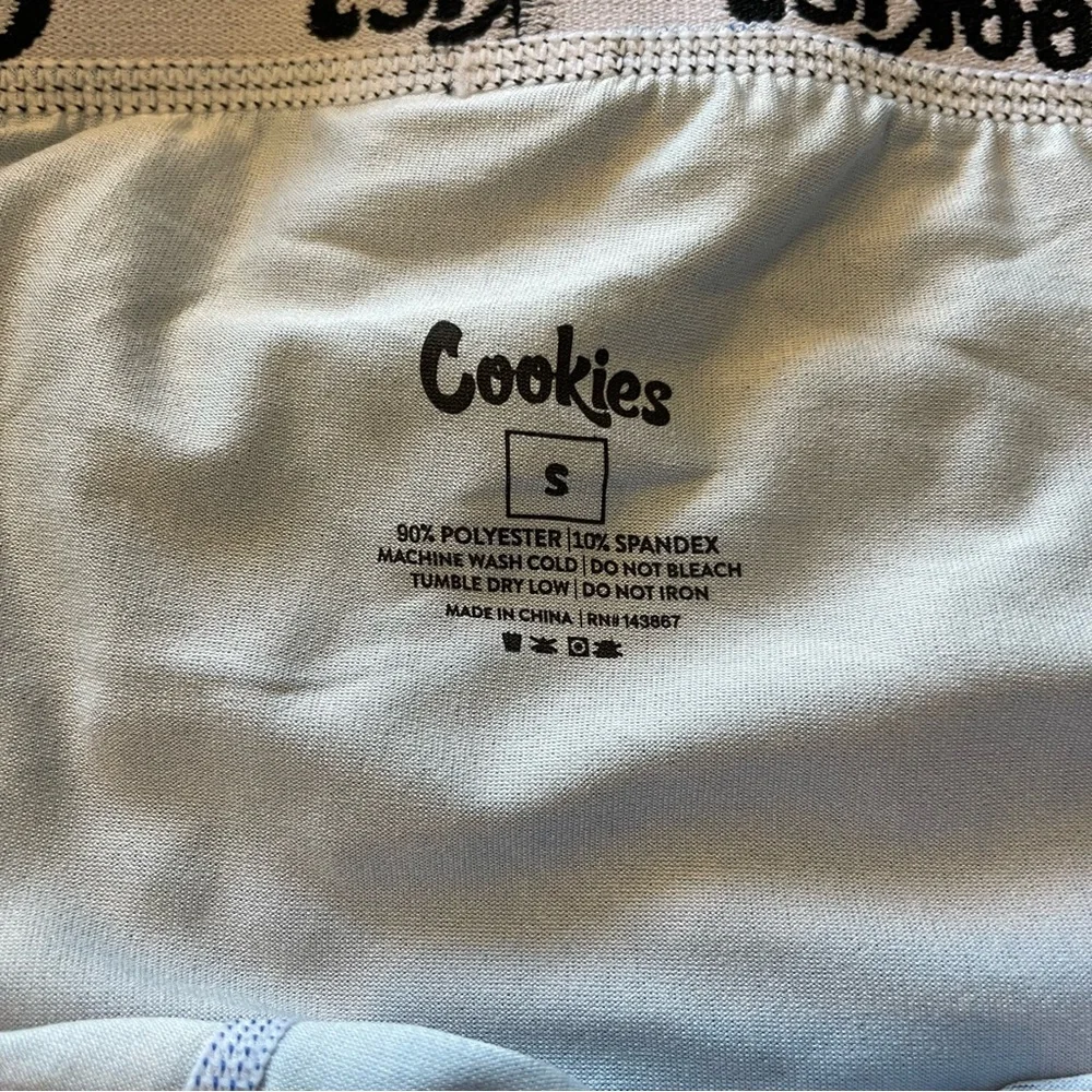 NWT‎ Cookies Premium Boxer Briefs Moisture Wicking Stretch in Blue Size Small